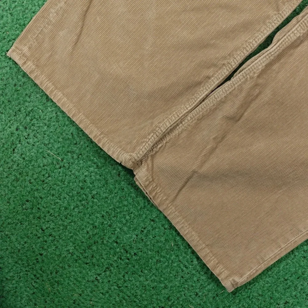 Banana Republic Straight Fit Pants Mens 34x34‎ Beige Corduroy Khakis Pima